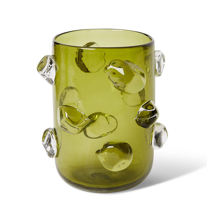 Isoke Vase - Green, 23cm (H)