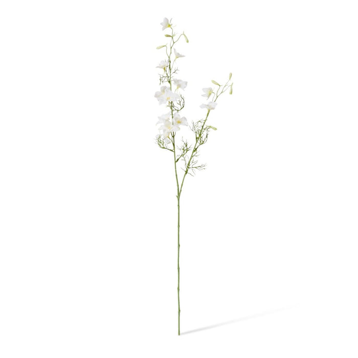 Delphinium Spray Pack of 12 - White, 97cm (H)