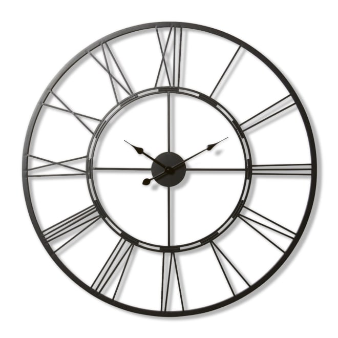 Kingston Wall Clock - Black, 101cm (H)