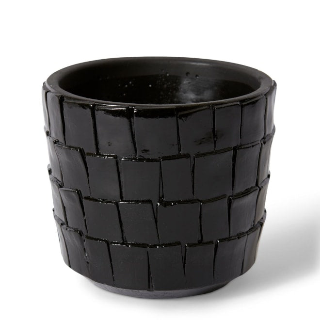 Peyton Pot - Black, 13cm (H)