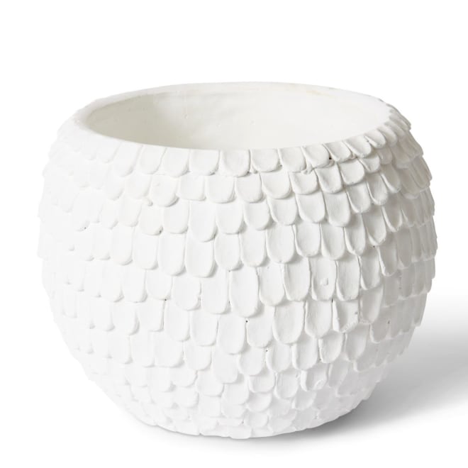 Eason Pot - White, 25cm (H)