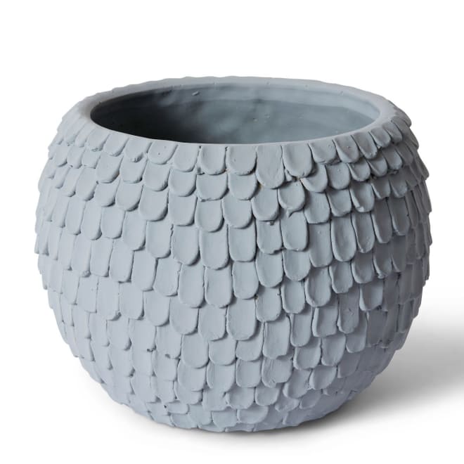 Eason Pot - Grey, 25cm (H)