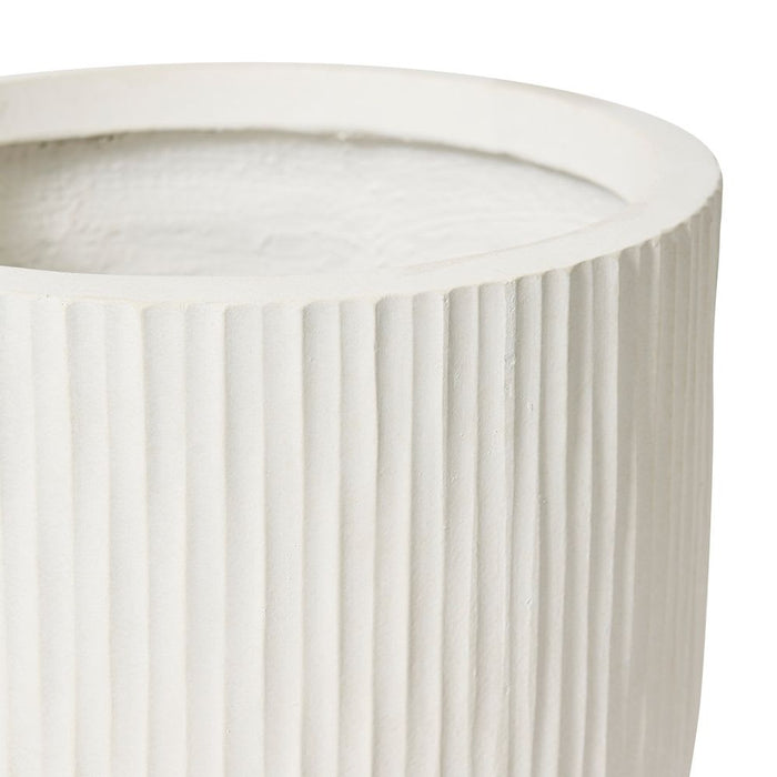 Tenesha Fibrestone Planter S3 - Beige