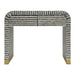 Pearl Wave Striped Mother of Pearl Hand Inlay Console Table
