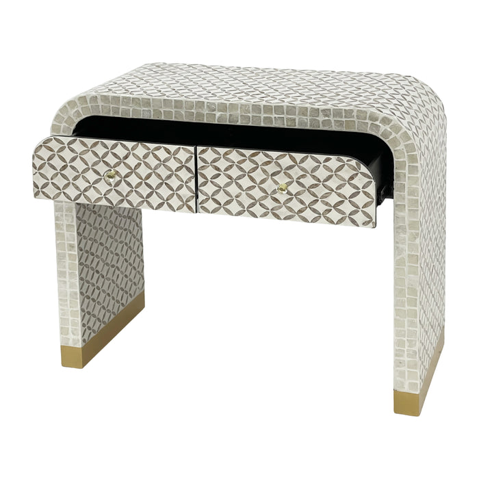 Luna Mother of Pearl Hand Inlay Console Table