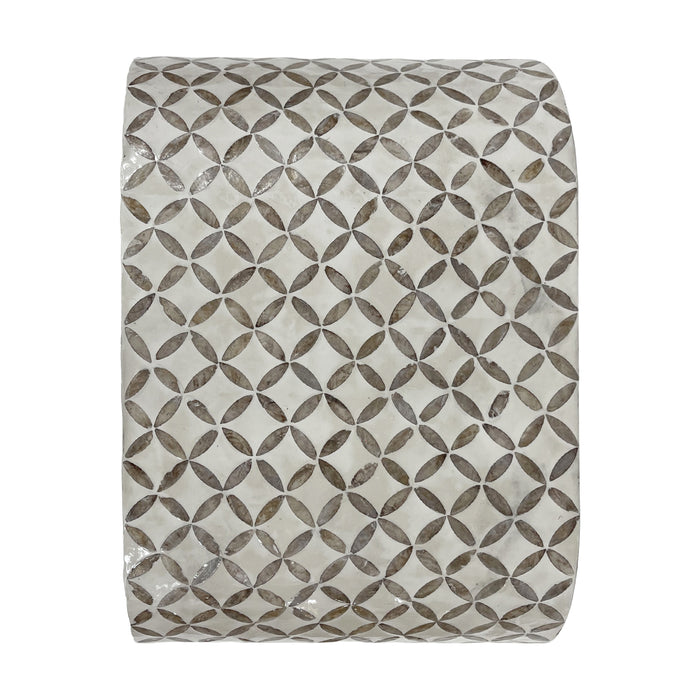 Luna Mother of Pearl Hand Inlay Bedside Table