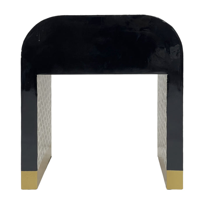 Luna Mother of Pearl Hand Inlay Bedside Table