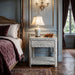 Pearl Flora Mother of Pearl Inlay Bedside Table