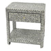 Pearl Flora Mother of Pearl Inlay Bedside Table