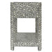 Pearl Flora Mother of Pearl Inlay Bedside Table