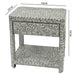 Pearl Flora Mother of Pearl Inlay Bedside Table