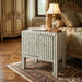 Contour Mother of Pearl Hand Inlay Bedside Table