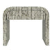 Contour Mosaic Mother of Pearl Hand Inlay Bedside Table