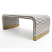 Pearl Wave Mother of Pearl Inlay Coffee Table