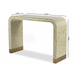 Contour Crest Mother of Pearl Hand Inlay Console Table