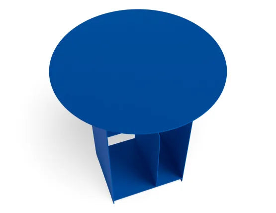 Forme Side Table - Cobalt Blue, Wood, 38cm W