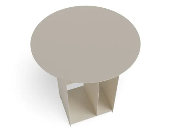 Forme Side Table - Putty, Boucle, 38cm W