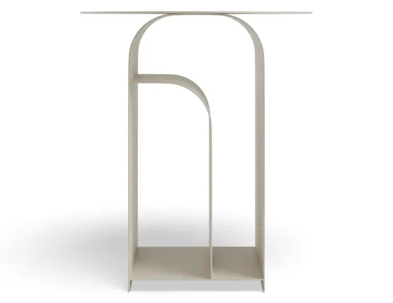 Forme Side Table - Putty, Boucle, 38cm W