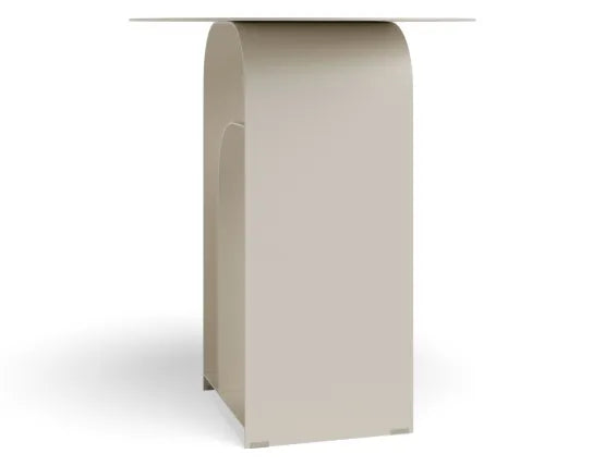 Forme Side Table - Putty, Boucle, 38cm W