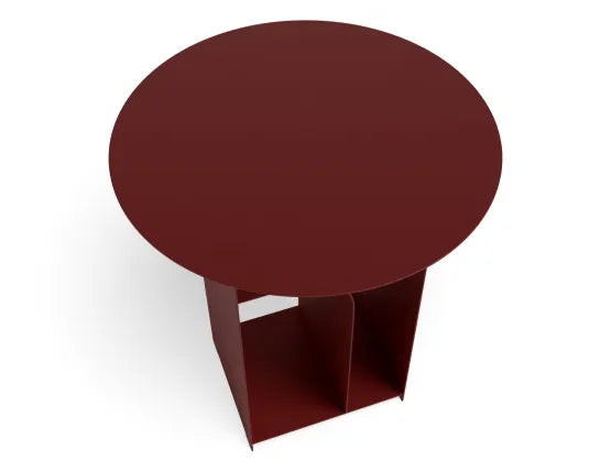 Forme Side Table - Berry Blush, Wood, 38cm W