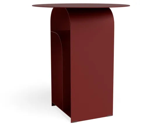 Forme Side Table - Berry Blush, Wood, 38cm W