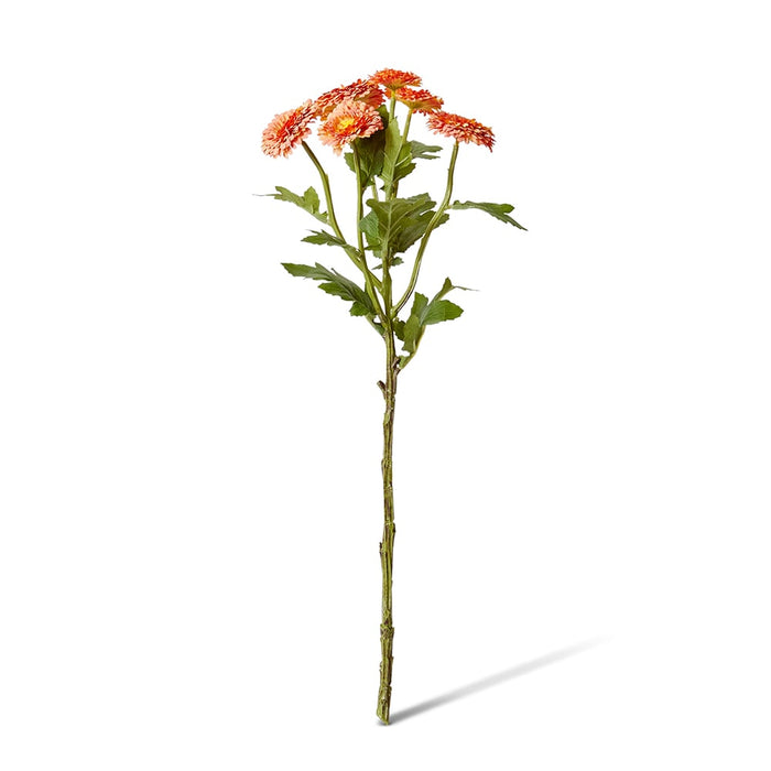 Chrysanthemum Spray Pack of 12 - Orange, 56cm (H)