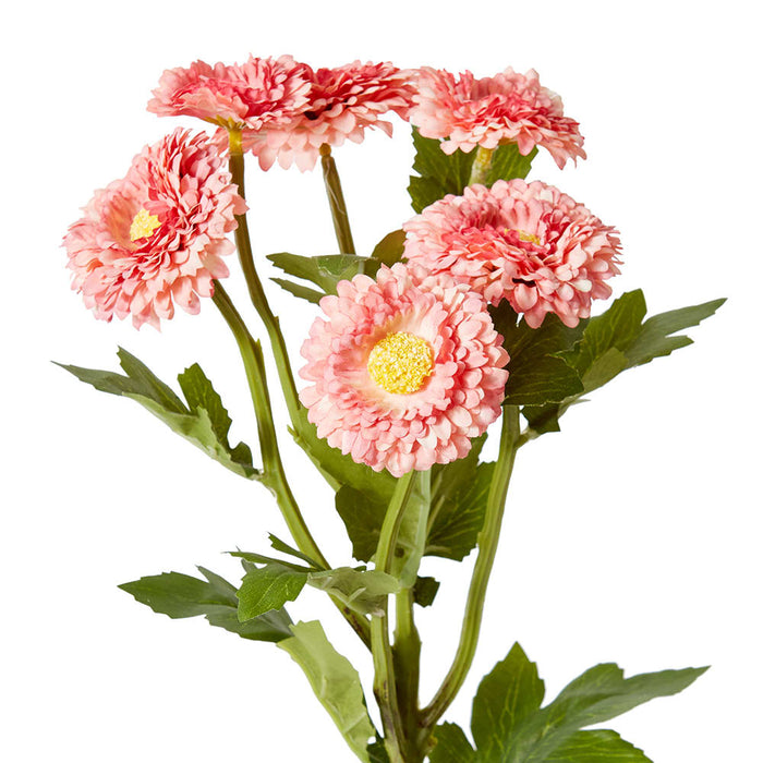 Chrysanthemum Spray Pack of 12 - Pink, 56cm (H)
