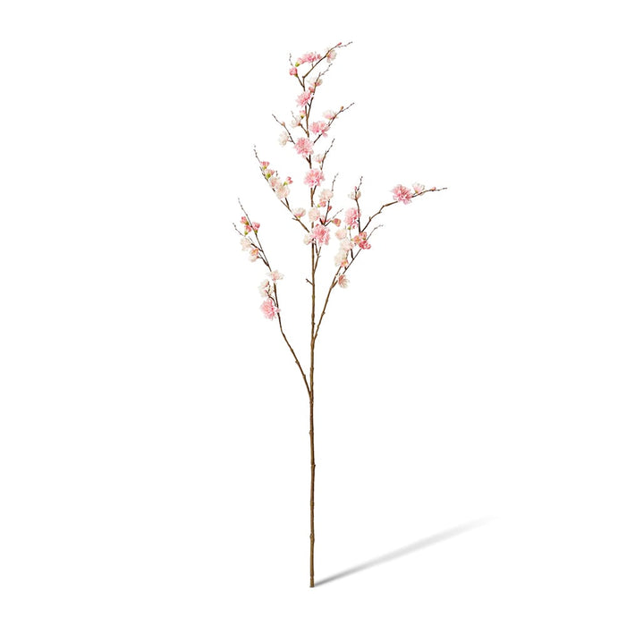 Blossom Plum Spray Pack of 12 - Pink, 109cm (H)