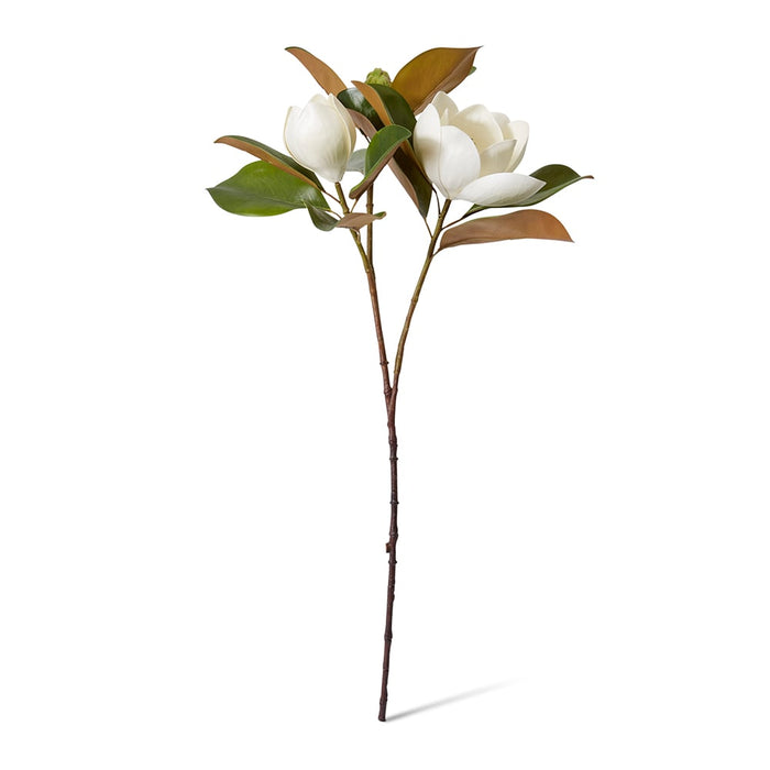 Magnolia Classic Flower & Bud Pack of 12 - White, 74cm (H)