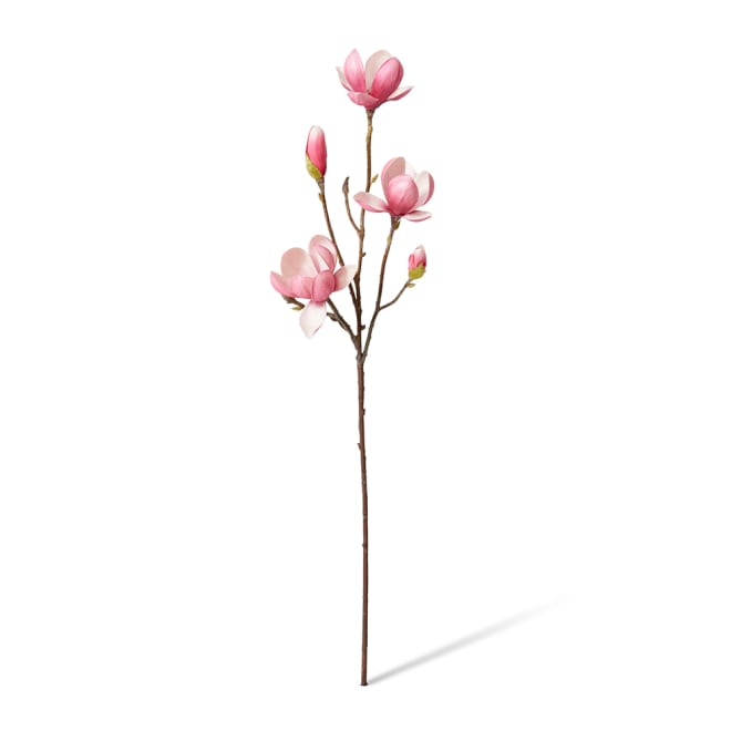 Magnolia Tree Spray Pack Of 12 - Hot Pink, 72cm (H)