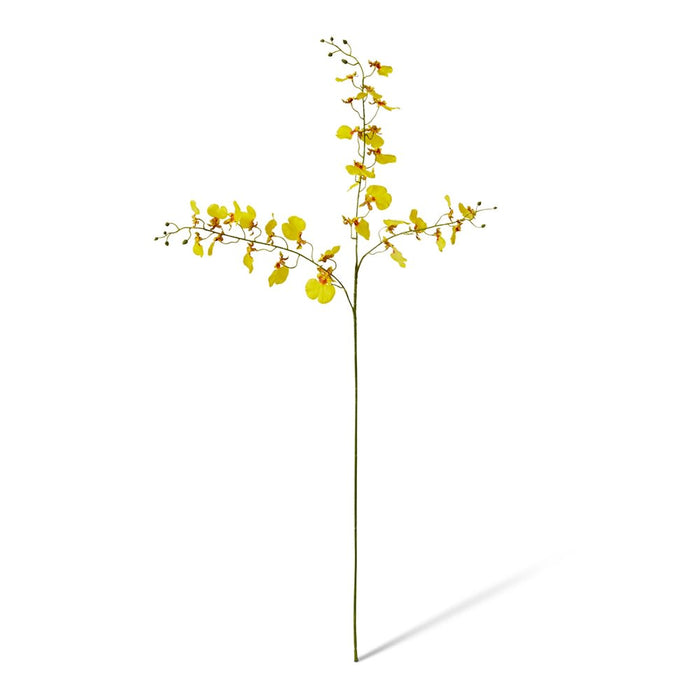 Dancing Orchid Spray (RT) Pack of 12 - Yellow, 97cm (H)