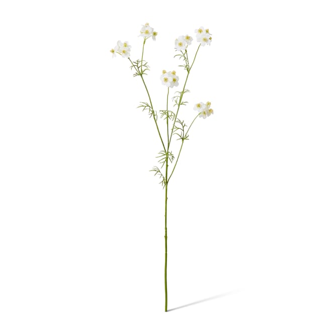 Wild Flower Spray Pack Of 12 - White, 69cm (H)