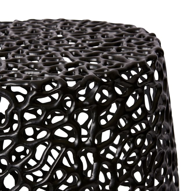 Ishaan Side Table - Black, 45cm (H)