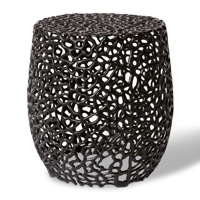 Ishaan Side Table - Black, 45cm (H)