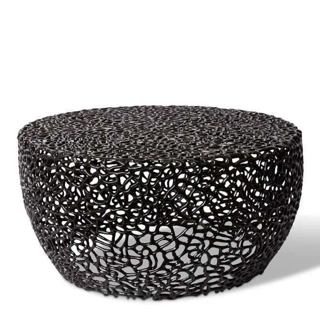 Ishaan Coffee Table - Black, 38cm (H)