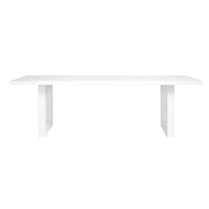 Deckler Dining Table - White, 76cm (H)