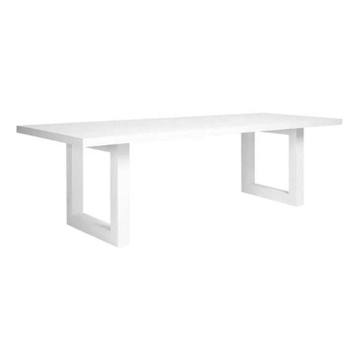 Deckler Dining Table - White, 76cm (H)