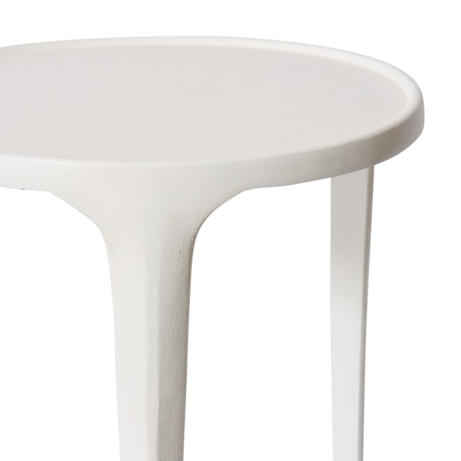 Azure Side Table - White, 46cm (H)