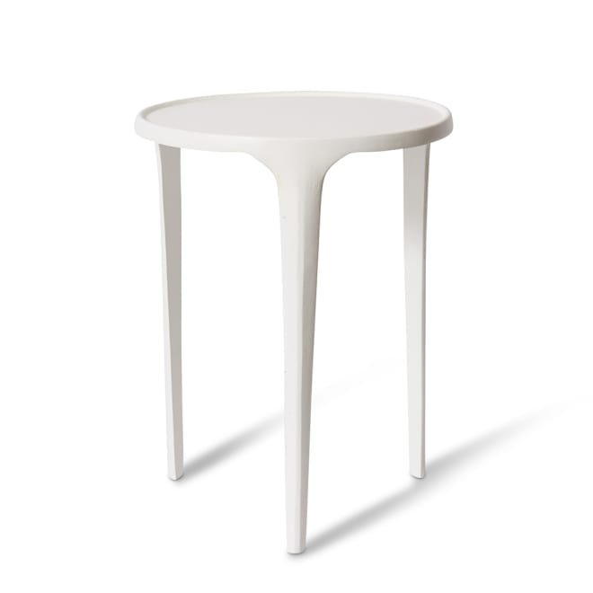 Azure Side Table - White, 46cm (H)