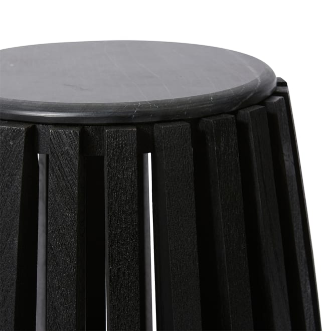 Azuka Side Table - Black/Black, 50cm (H)
