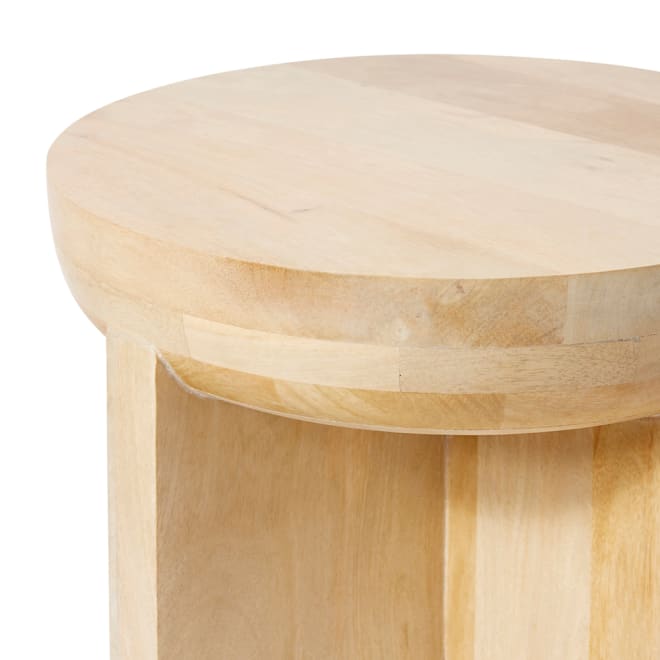 Seth Side Table - Natural, 55cm (H)