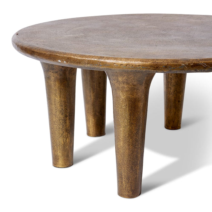 Kamotho Coffee Table - Antique Gold, 40cm (H)