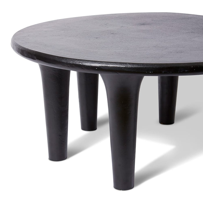 Kamotho Coffee Table - Matt Black, 40cm (H)