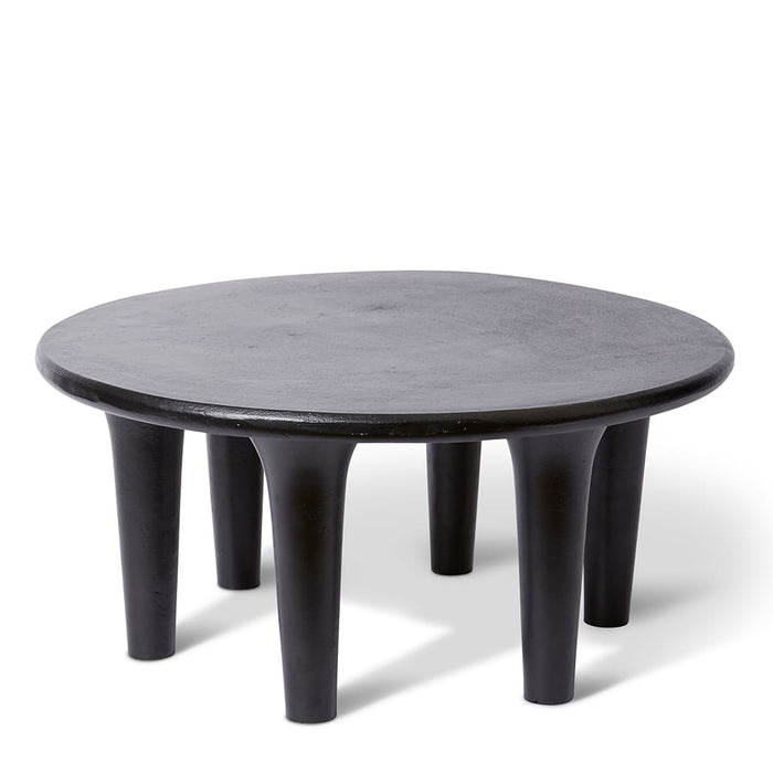Kamotho Coffee Table - Matt Black, 40cm (H)