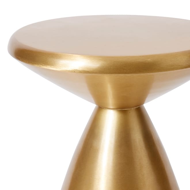 Lencho Side Table - Gold, 46cm (H)