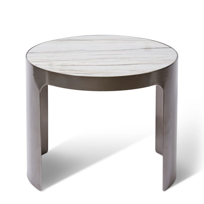 Sena Coffee Table Tall - Black White/Grey, 42cm (H)
