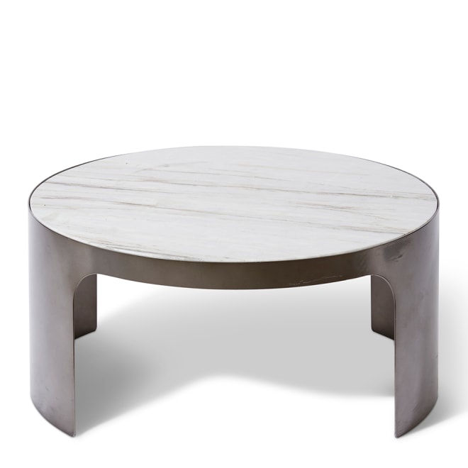 Sena Coffee Table - Black White/Grey, 38cm (H)