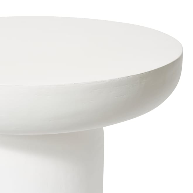 Zella Coffee Table - White, 35cm (H)