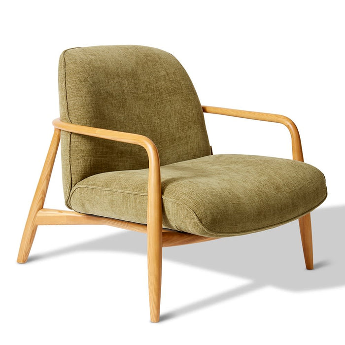 Elio Chair - Olive/Natural, 77cm (H)