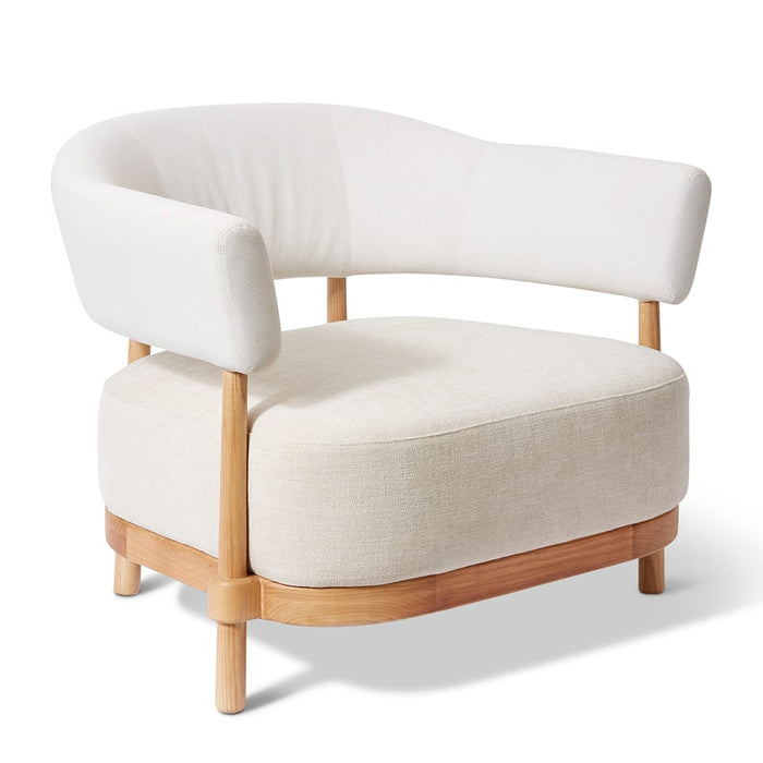 Leon Chair - Cream/Natural, 71cm (H)